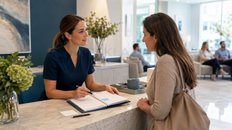 Cómo reducir citas perdidas en consulta privada: checklist + guion de recepción para confirmar pacientes